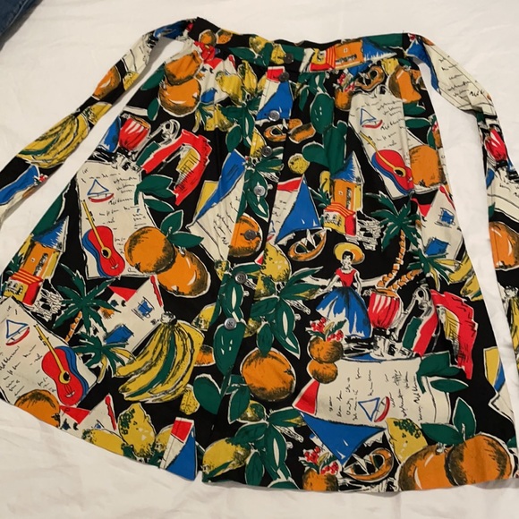 Jcrew midi tropical pattern skirt - Picture 7 of 7